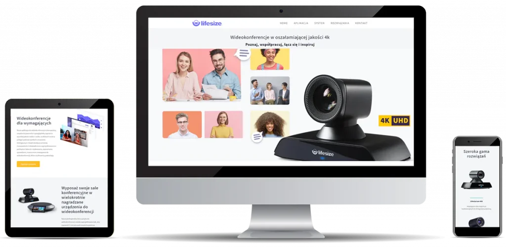 realizacja one page lifesize