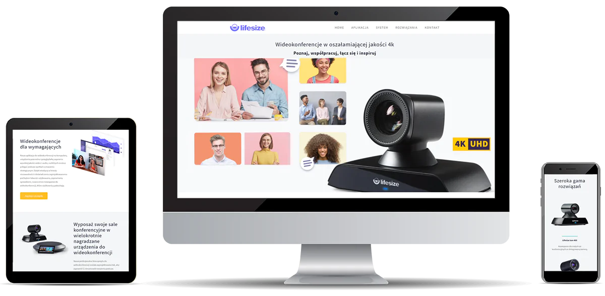 realizacja one page lifesize