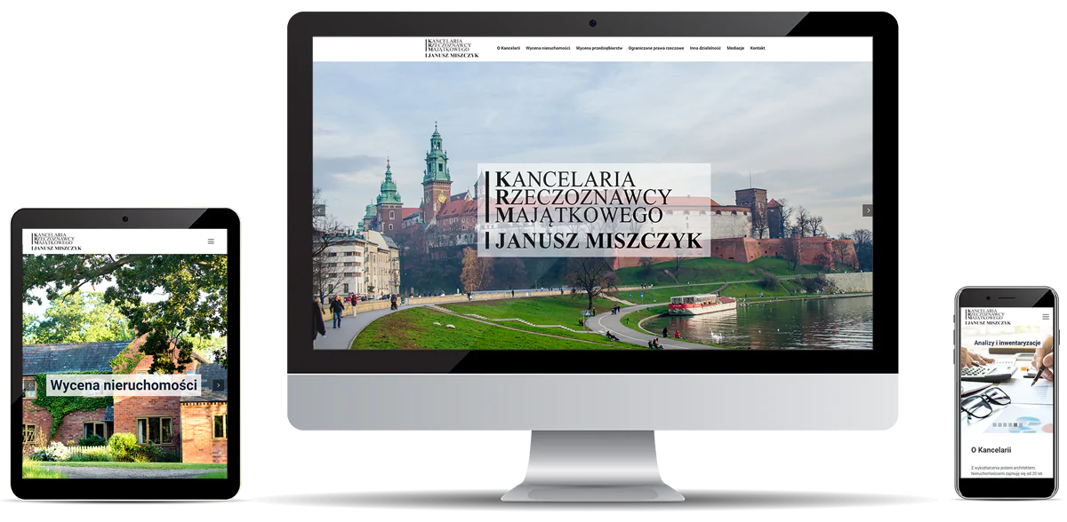 realizacja one page wycena majatku